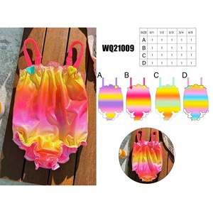 Costume da bagno intero HDJ con volant in colore sfumato e controllo della pancia, taglia 468101214 - Product Image 3