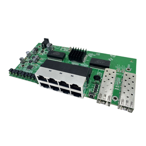 공장 맞춤형 8 12 16 24 포트 기가비트 L2 관리형 OpenWRT 2 X 1G 광학 SFP 48V 액티브 이더넷 PoE 스위치 - Product Image 6