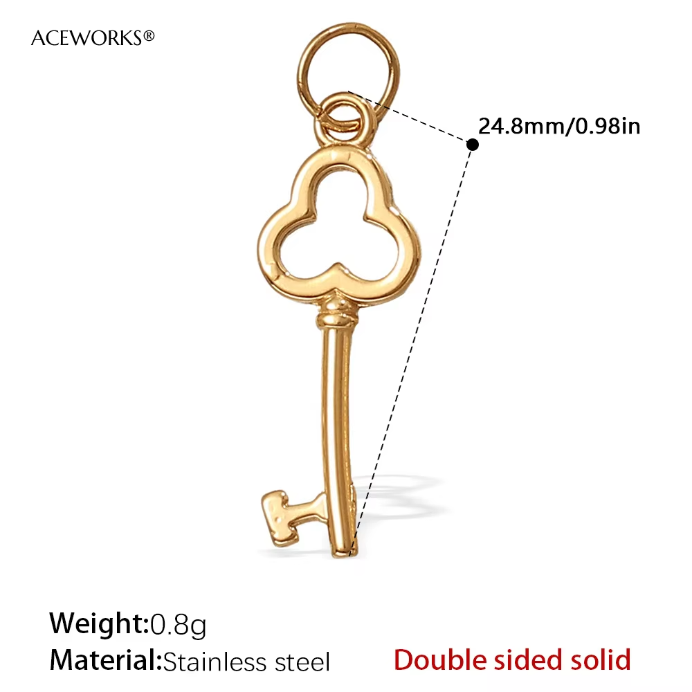 Pj434g double-sided solid gold pendant