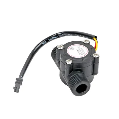 Wholesale-YF-S201 capteur de débit d'eau 4 chauffe-eau débitmètre à effet Hall interface G1/2