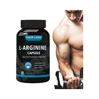 Ausreson L-Arginine HCl : Complément Sportif Nutritionnel à Base d'Acides Aminés, Vitamines, Calcium et Zinc – 3000mg/1000mg – Capsules de L-Arginine