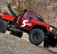 CROSSRC EMOX5 Camion de Secours RC à l'Échelle 1:8 4x4 RTR Télécommandé Crawler Moteur Brushless Grue de Remorquage Aventures Routières Expert en Métal