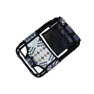 Chaise de camping et de pêche moderne, portable, légère, durable, confortable, pliable, en métal, avec dossier - Product Image 6