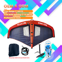 Planche de surf gonflable unisexe en fibre de carbone, 3 pièces, planche à voile personnalisable, sports nautiques populaires, kitesurf