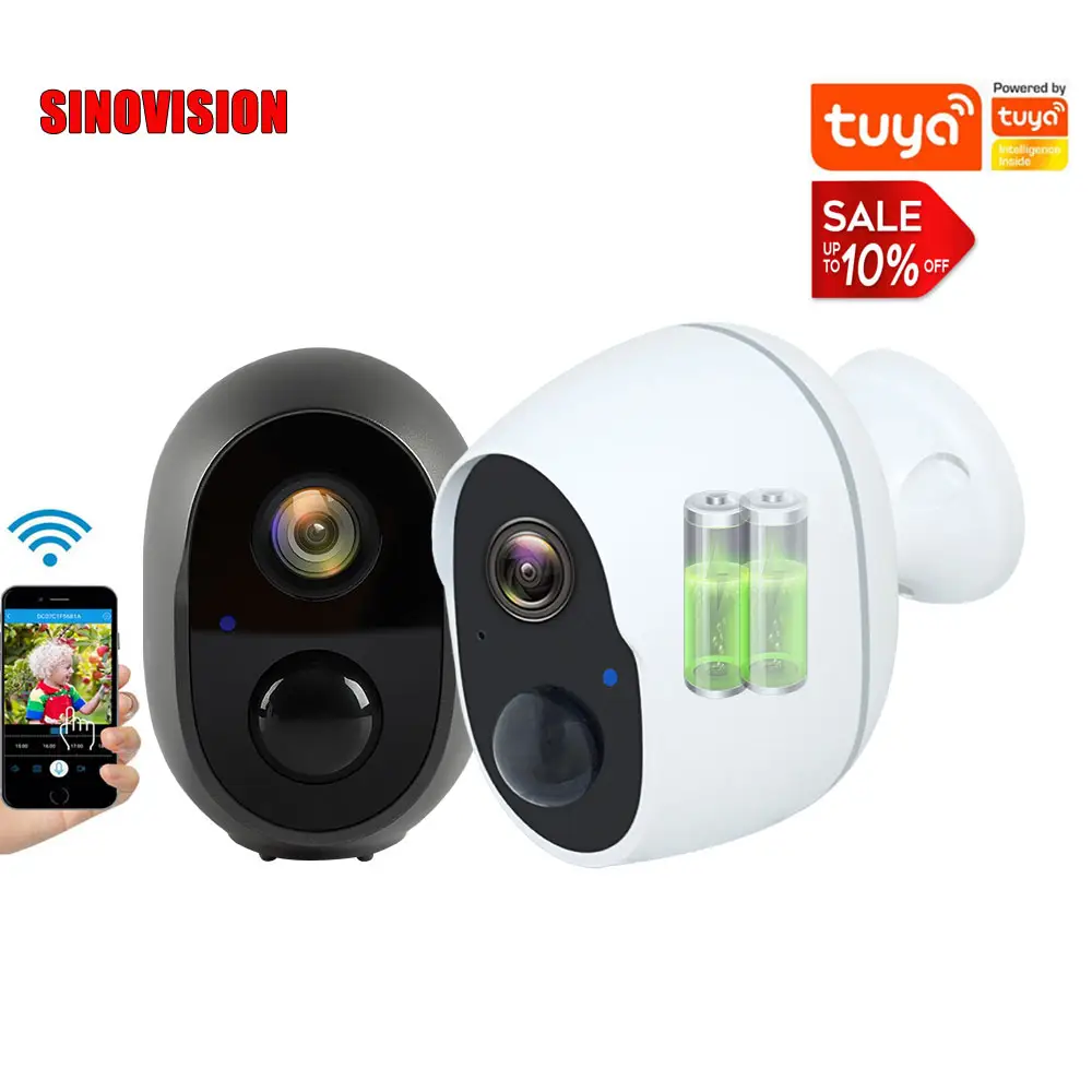 Hot Sale 2MP 3MP WIFI Security Camera IP66 Waterproof with Hd1080p Cloud storage Battery Powered Cctv Camera Wireless