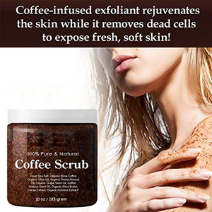 100% Lulur Kopi Pemutih Alami untuk Perawatan Kulit Label Pribadi - Product Image 3