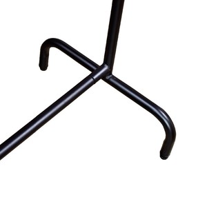 零售服装店工业管架导轨黑色金属地板布展示架衣架 - Product Image 5