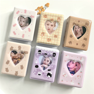 Ins Cute tiger Cat Bear 3 Inch Mini Photo <strong>Album</strong> Star love Bean Small Chuck <strong>Album</strong> Storage <strong>Photograph</strong> <strong>Album</strong> Collect Book - Product Image 1
