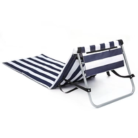 Chaise longue de plage pliable personnalisée en gros, chaise de camping inclinable et portable, chaise de plage à dosser rabattable