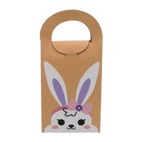 Sac en papier plastique avec poignée - Boîte à bonbons pour fête, sac à biscuits, sac d'emballage