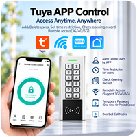 Contrôleur d'accès intelligent Secukey XK10-WiFi RFID avec clavier, application Tuya, étanche IP66, compatible EM HID Mi-fare, pour 10000 utilisateurs