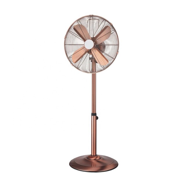 110v 240v Hot Sale 4 Blades and Base 12" 16" Inch Classic Antique Retro Style Metal Floor Fan