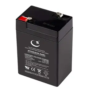 6V4.5AH Sealed lead acid battery for emergency lighting