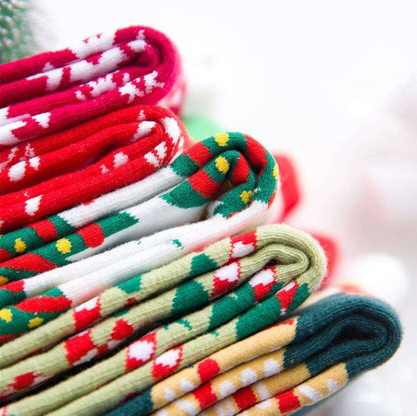 SOXTOWN Cheapest Items Bulk in Stock Cotton Funny Gift Box Unisex Vrew Christmas Socks for Sale