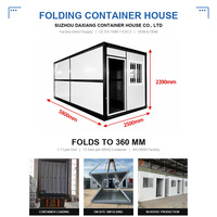 Maison conteneur préfabriquée pliable à 2 chambres en promotion pour les fournisseurs, fabriquée en structure acier à panneaux sandwich
