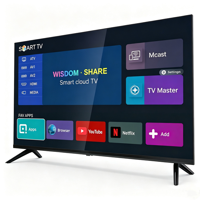 Smart LED TV 32" & 43" Inch with Android WiFi 2K & 4K Display 1080p HD 4K HDTV
