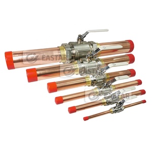 2 parçalı tıbbi pirinç küresel gaz valfi izolasyon kapatma küresel vana uzantıları ile oksijen temizlenmiş kilitlenebilir hat boru hattı vana - Product Image 2