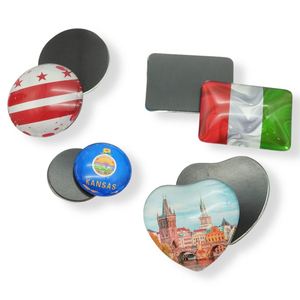 Aimant de réfrigérateur en verre transparent en forme de cœur personnalisé de haute qualité pour la décoration et les cadeaux - Product Image 2