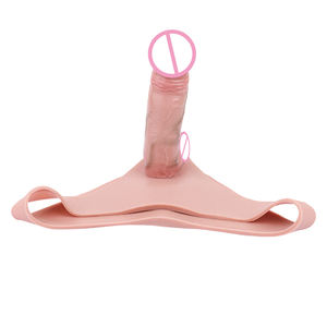 FAAKレズビアンハーネスディルド男性女性用リアルスキンタッチ21cmリアルディルドウェアラブルセックスおもちゃ - Product Image 2