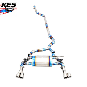 Sistema de Escape Catback Valvetronic de Titanio KES para <span class=keywords><strong>BMW</strong></span> Serie 3 F30 F35 <span class=keywords><strong>316i</strong></span> 318i 320i 328i 330i 2.0T N20 B48, Silenciador de Alto Rendimiento para Carreras - Product Image 1