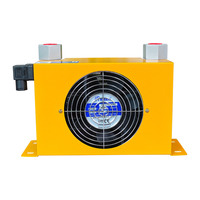 Radiateur à microcanaux résistant à la poussière AJ0608T avec ventilateur de 34W pour mini-excavatrice et mini-machine CNC