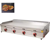 Planchas Gaz Professionnelles à Surface Plate de Haute Qualité, en Acier Inoxydable, Gril Gaz Barbecue à Vendre
