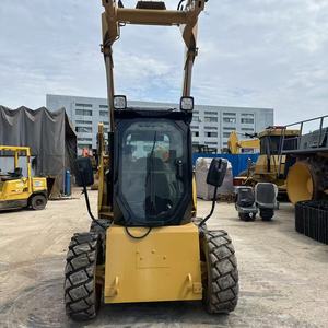 รถตักล้อยางแคตเตอร์พิลลาร์ Cat 246D มือสอง สภาพ 95% ราคาถูก รถตักขนาดเล็ก Cat 246D ของแท้ ขับเคลื่อน 4 ล้อ - Product Image 3