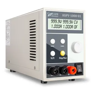 HSPY1000-1 DC High Voltage Power Supply 1000V 1A Digital Adjustable Programmable Variable Power Supply