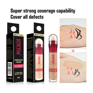 Base y Corrector en Barra con Brocha Integrada, Maquillaje Coreano de Larga Duración, Mate, Cobertura Total, Resistente al Agua e Hidratante - Product Image 3