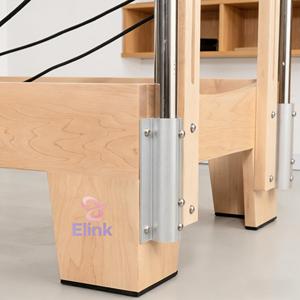 เครื่องพิลาทิสรีฟอร์เมอร์ไม้เมเปิ้ล พร้อมผ้าขนหนู รุ่นยกพื้นบางส่วน คุณภาพระดับเชิงพาณิชย์ แข็งแรง <span class=keywords><strong>ป</strong></span>รับได้ เหมาะสำหรับใช้ในบ้าน ยิม และสตูดิโอ - Product Image 2