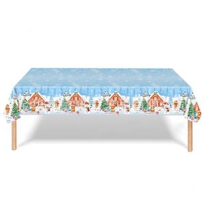 24Platos Desechables de Papel, Servilletas, Mantel, Juego de Cena Decorativo, Artículos para Fiestas de Navidad, Vajilla - Product Image 5
