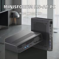 MS-A2 Mini Workstation AMD Ryzen 7 7745HX (hingga 5.1GHz) Barebone Tanpa Penyimpanan/OS Mini PC /2xUSB-C Tiga Layar