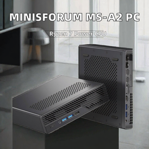 Mini station de travail MS-A2 <span class=keywords><strong>AMD</strong></span> <span class=keywords><strong>Ryzen</strong></span> <span class=keywords><strong>7</strong></span> 7745HX (jusqu'à 5,1 GHz) <span class=keywords><strong>Barebone</strong></span> sans stockage/système d'exploitation Mini PC /2xUSB-C Triple écran - Product Image 2