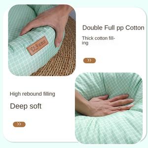 Para <span class=keywords><strong>Amazon</strong></span>, Perrera de tela a rayas, cama para perros con nido de pelo antiadherente, suministros para perrera al por mayor para gatitos y perros - Product Image 4