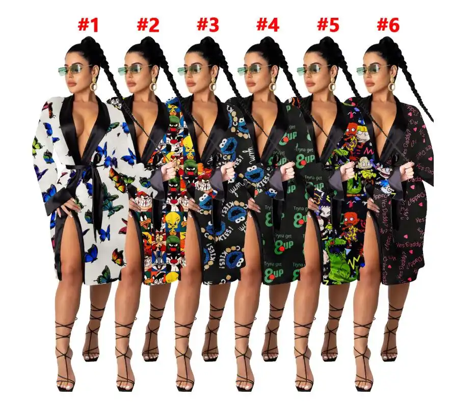 2020 günstigen Preis sexy Kimono Robe für Frauen Seide Robe Satin Robe sexy Frauen