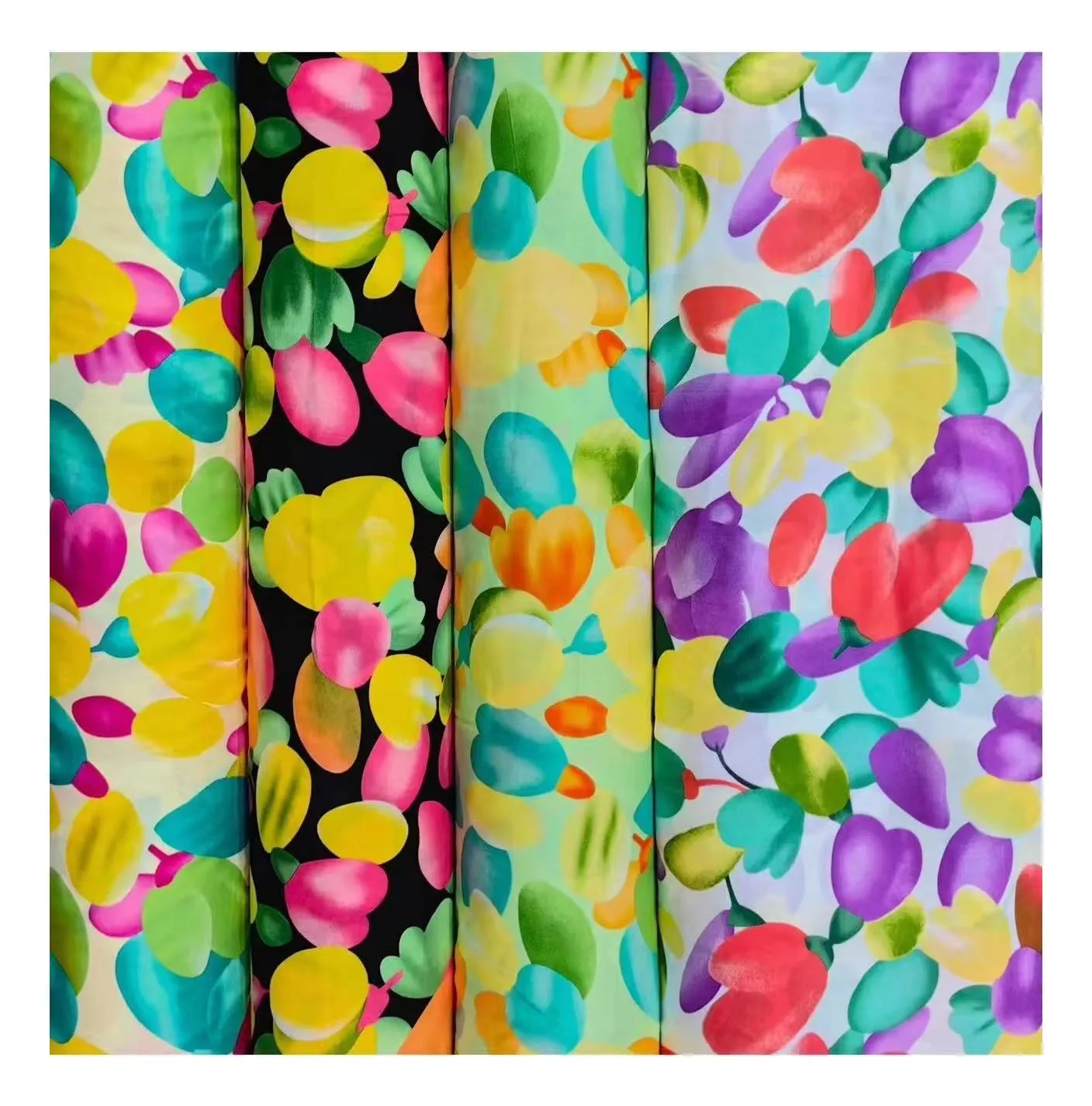 african hot selling viscose rayon fabric manufacturer 100% viscose printing flowers for women dress