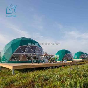 5m Resort <span class=keywords><strong>Camping</strong></span> Green Eco Lodges <span class=keywords><strong>Chalet</strong></span> Hôtel de luxe en plein air Yourte Dôme Glamping Tente avec salle de bain - Product Image 5