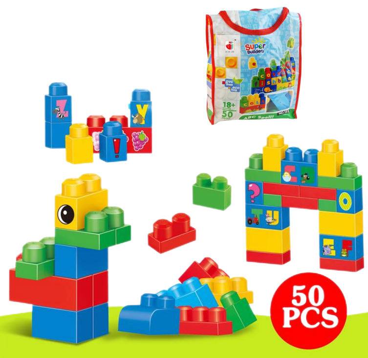Top Selling 50pcs Puzzle Building Block