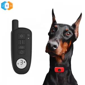 Custom Shenzhen Top 400M Remote Control Smart Dog Training Bark Collar, New Arrival Rechargeable Dog Trainer Barking Shock Colla