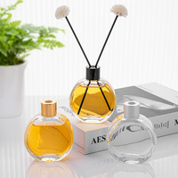 Diffuseur de parfum d'ambiance en vrac, flacon en verre transparent vide de 100 ml avec emballage en boîte