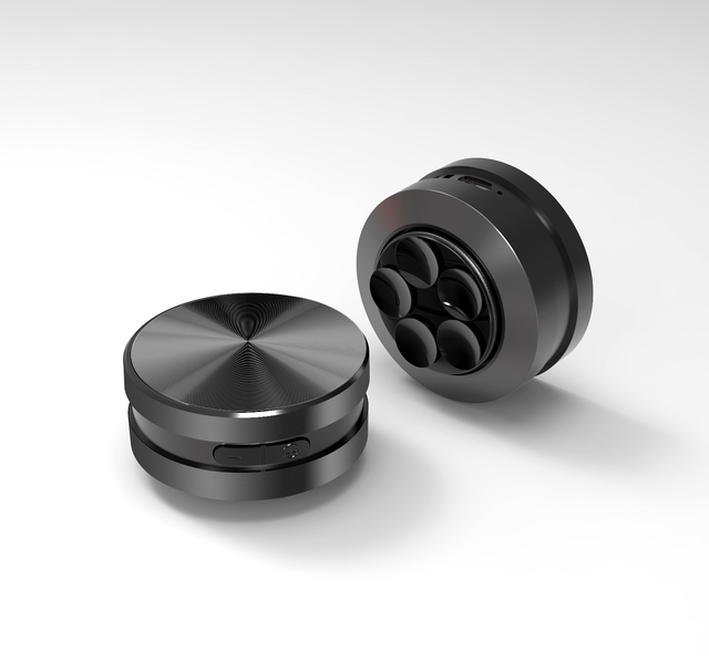 Powerful Blue Tooth 5W Mini Portable Bone Conduction TWS Wireless BT Speaker with Suction Cup for Computer Use