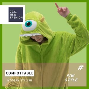 <span class=keywords><strong>Pijama</strong></span> Enterizo Unisex para Adultos, Ajuste Ceñido, de Forro Polar de Poliéster, Disfraz de Animal de Una Pieza para Cosplay, Ropa de Dormir y para Estar en Casa, para Halloween - Product Image 5