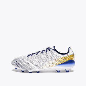 Chaussures de football légères pour hommes, crampons synthétiques imprimés à lacets, semelle cloutée, pour matchs en extérieur - Product Image 3