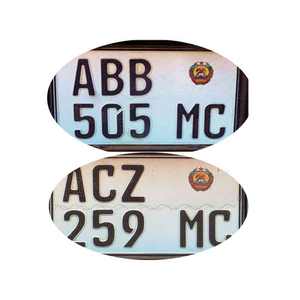 Vehicle Registration แผ่นโมซัมบิก,โมซัมบิก<span class=keywords><strong>รถ</strong></span>ใบอนุญาตแผ่นสำหรับจำนวนแผ่น - Product Image 1