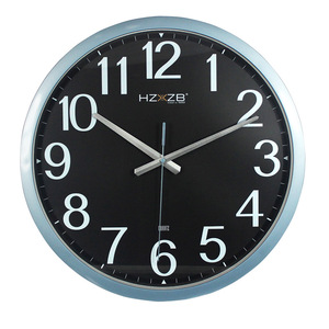 Wall Clock Analog Quartz Silent Round Battery Powered For Living Room Bedroom Office Home Hotel Reception - Product Image 5