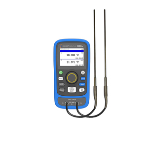 Thermomètre de référence en plastique à double entrée avec <span class=keywords><strong>écran</strong></span> LCD haute précision, prise en charge OEM pour l'étalonnage sur site en laboratoire de métrologie - Product Image 1