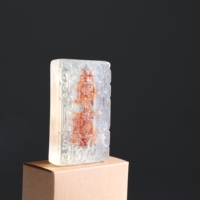 Jabón Artesanal Purificador, Talismán Contra el Mal, Adorno de Limpieza Energética, Patrón de Nubes Tradicional, Regalo Espiritual