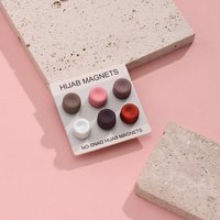 4 pièces/ensemble Épingles à hijab magnétiques Accessoires pour femmes pour toutes les saisons Épingles à hijab magnétiques antidérapantes pour femmes Écharpe