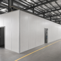 Panneau sandwich en laine de roche DX51D+Z CGCC CGC340, largeur 1150 mm, ignifuge, insonorisant, panneau d'isolation pour cloison d'usine