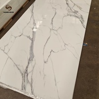 Panneau mural en PVC effet marbre brillant UV de qualité supérieure Haosen pour la décoration intérieure
